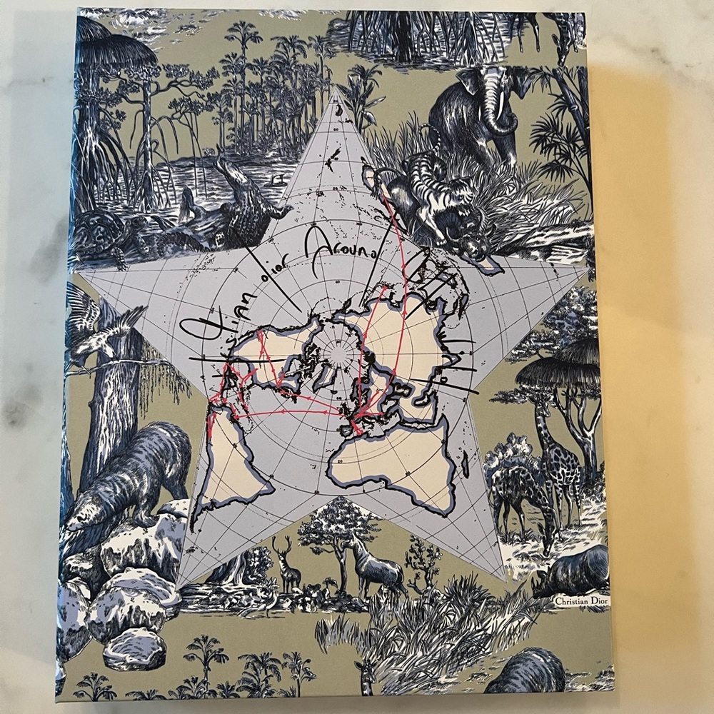 Dior Safari Print Notebook with Star Motif